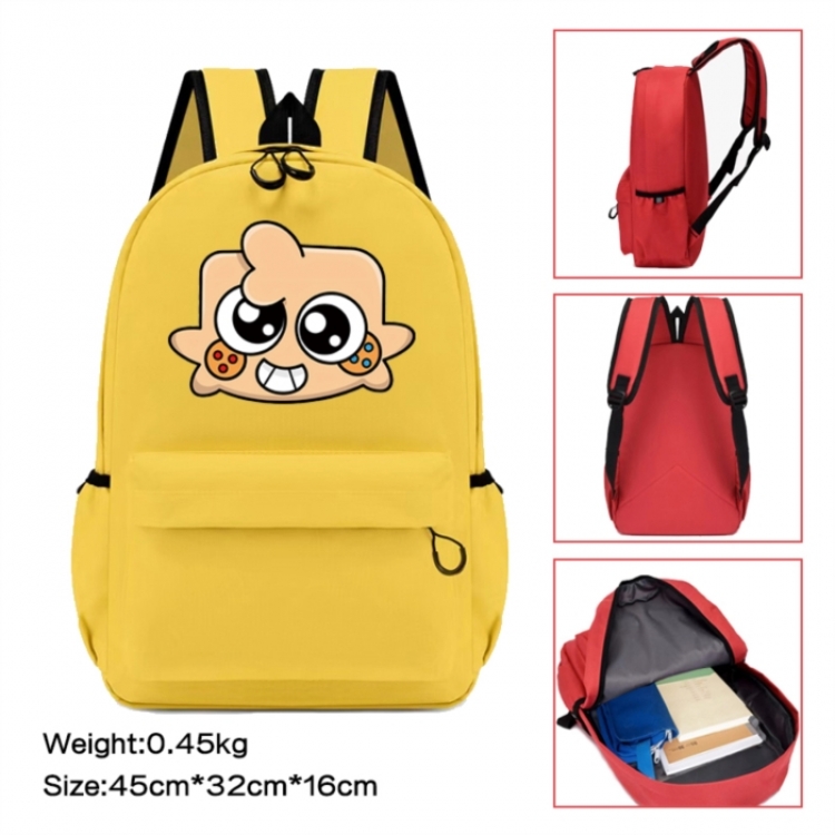 Dandy's World Anime peripheral Oxford cloth color cartoon backpack 45x32x16cm