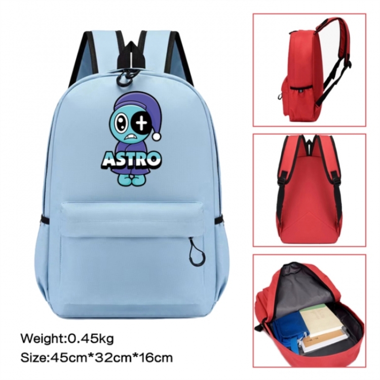Dandy's World Anime peripheral Oxford cloth color cartoon backpack 45x32x16cm