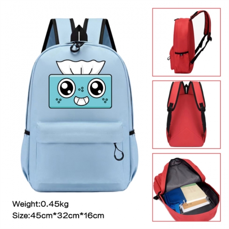 Dandy's World Anime peripheral Oxford cloth color cartoon backpack 45x32x16cm