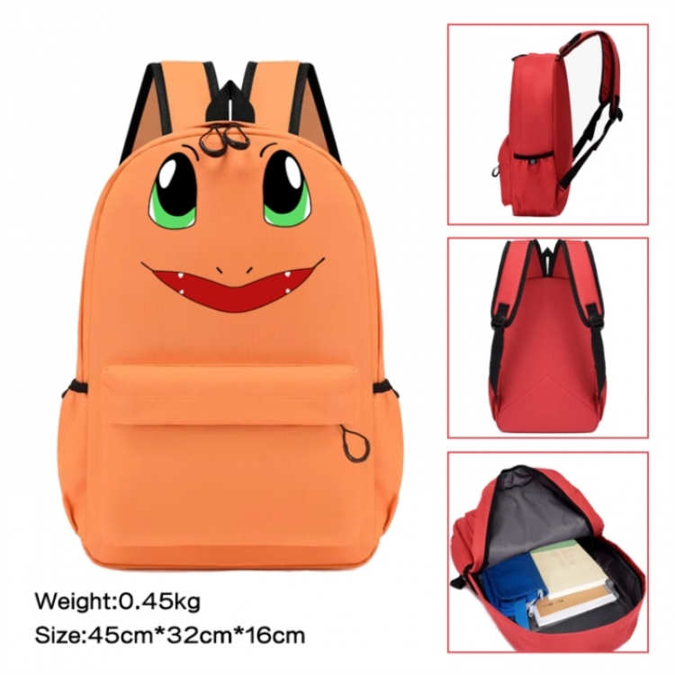 Pokemon Anime peripheral Oxford cloth color cartoon backpack 45x32x16cm