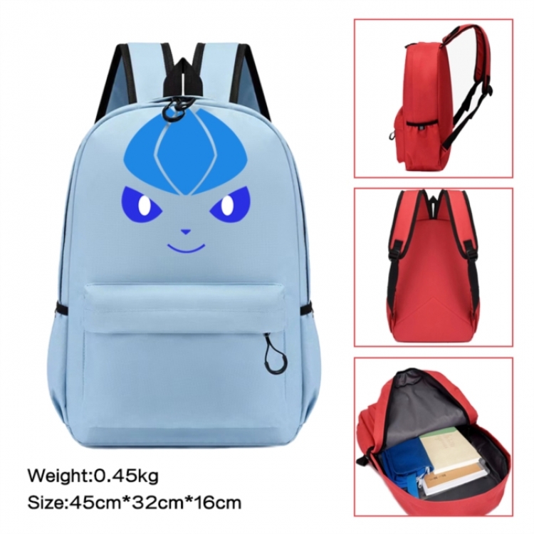 Pokemon Anime peripheral Oxford cloth color cartoon backpack 45x32x16cm