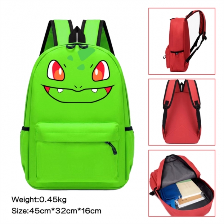 Pokemon Anime peripheral Oxford cloth color cartoon backpack 45x32x16cm