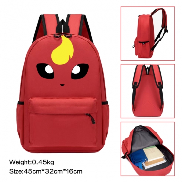 Pokemon Anime peripheral Oxford cloth color cartoon backpack 45x32x16cm