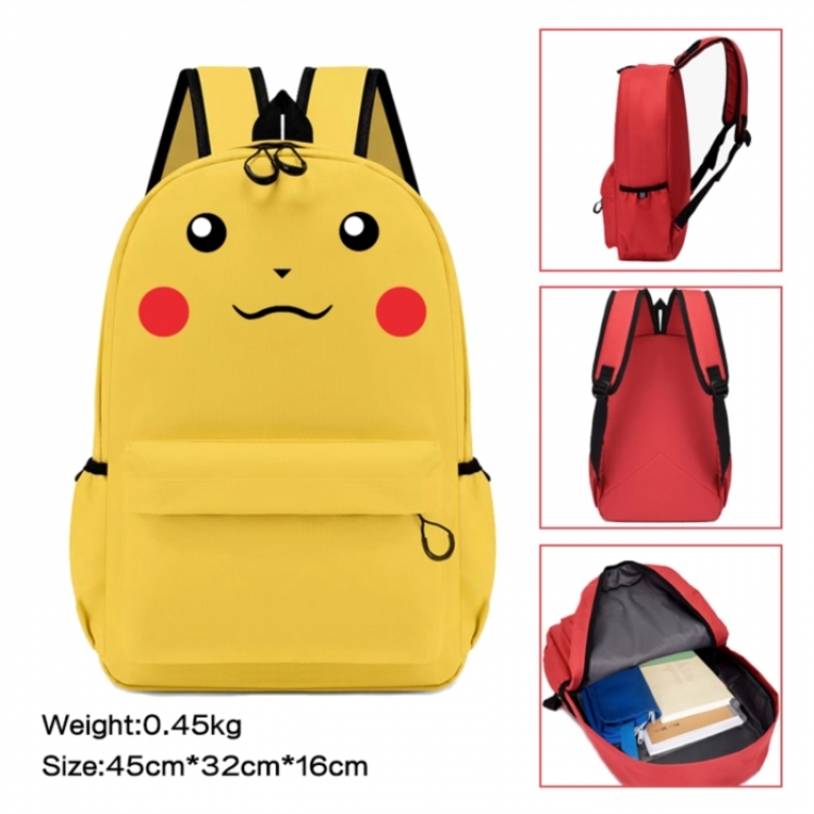 Pokemon Anime peripheral Oxford cloth color cartoon backpack 45x32x16cm