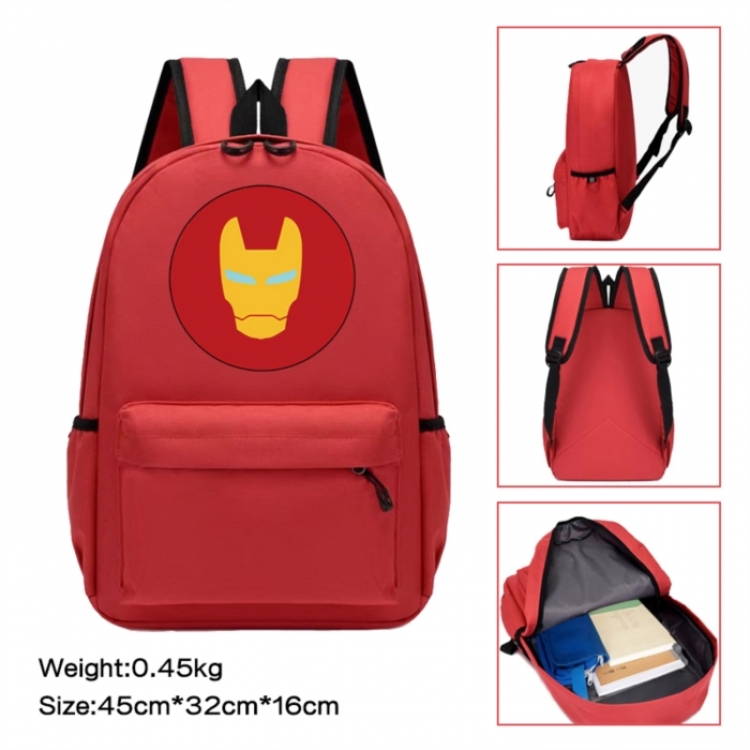 superhero Anime peripheral Oxford cloth color cartoon backpack 45x32x16cm