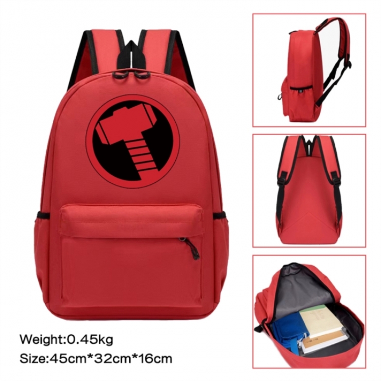 superhero Anime peripheral Oxford cloth color cartoon backpack 45x32x16cm