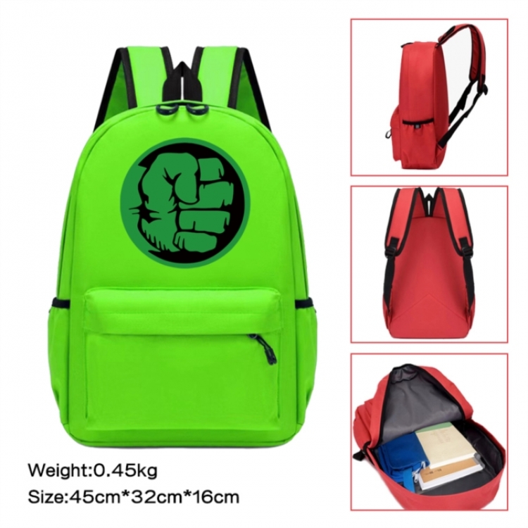 superhero Anime peripheral Oxford cloth color cartoon backpack 45x32x16cm