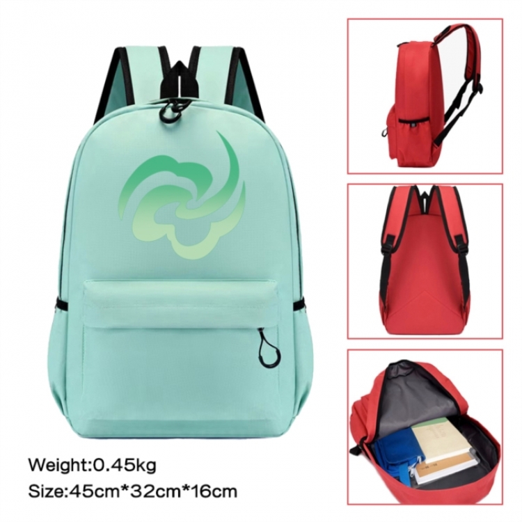 Honkai: Star Rail Anime peripheral Oxford cloth color cartoon backpack 45x32x16cm