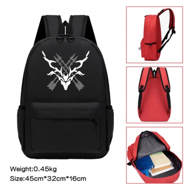 Honkai: Star Rail Anime peripheral Oxford cloth color cartoon backpack 45x32x16cm