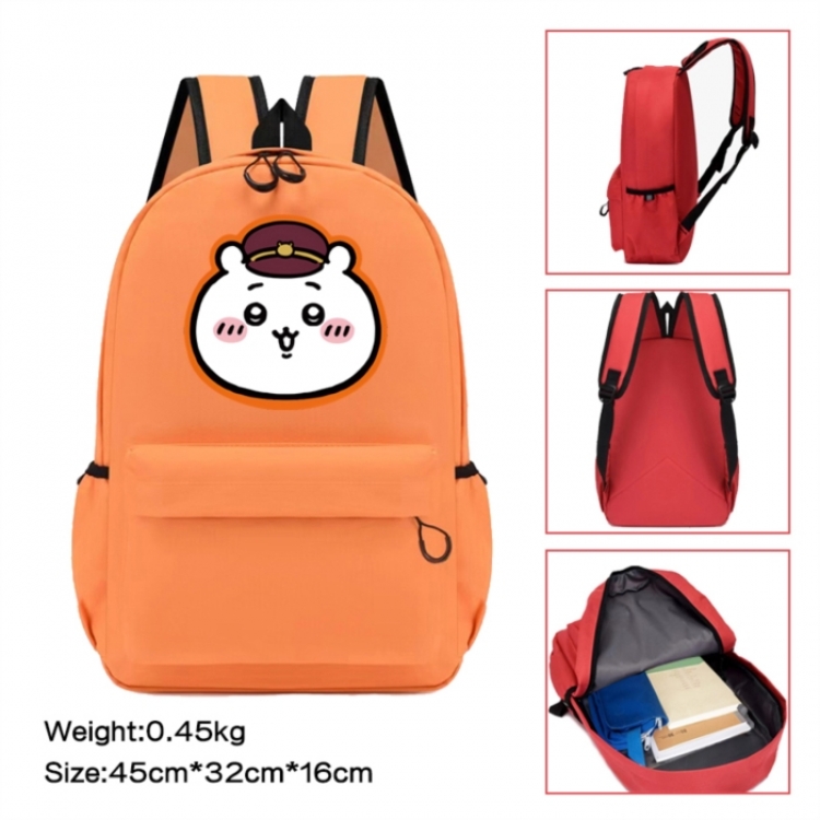 Chiikawa Anime peripheral Oxford cloth color cartoon backpack 45x32x16cm