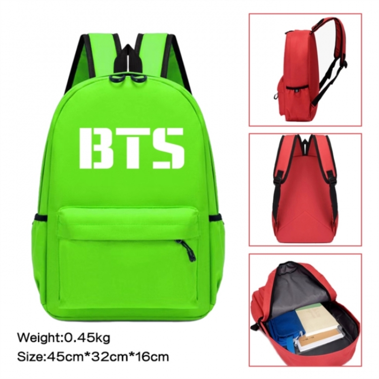 BTS Anime peripheral Oxford cloth color cartoon backpack 45x32x16cm