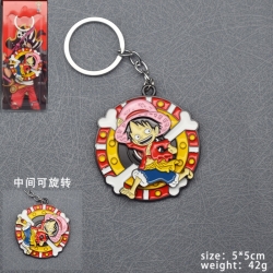 One Piece Anime Rotating Keych...