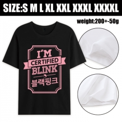 BLACK PINK Anime printed pure ...