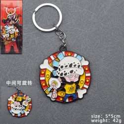 One Piece Anime Rotating Keych...