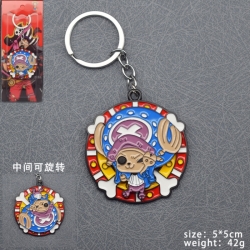 One Piece Anime Rotating Keych...