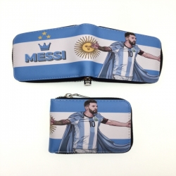 Messi Short zipper card wallet...