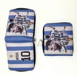 Messi Short zipper card wallet...