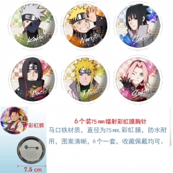 Naruto Anime Rainbow Mask Badg...