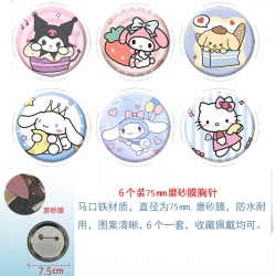sanrio Anime Matte film brooch...