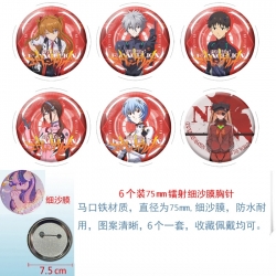 EVA Anime Fine sand film brooc...