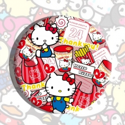 sanrio Anime tinplate brooch b...