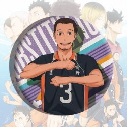 Haikyuu!! Anime tinplate brooc...