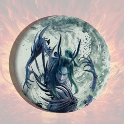 Nezha Anime tinplate brooch ba...