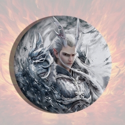 Nezha Anime tinplate brooch ba...