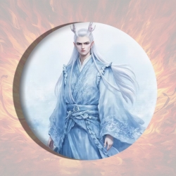 Nezha Anime tinplate brooch ba...