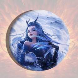 Nezha Anime tinplate brooch ba...