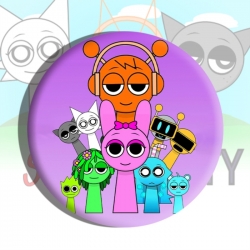 Sprunki Plush Anime tinplate b...