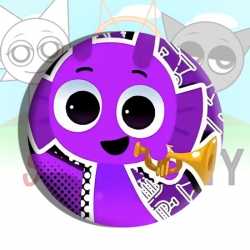 Sprunki Plush Anime tinplate b...