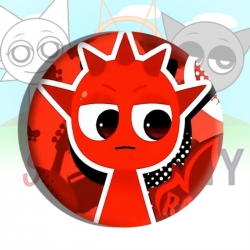 Sprunki Plush Anime tinplate b...