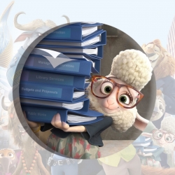 Zootopia Anime tinplate brooch...