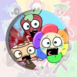 Dandy's World Anime tinplate b...