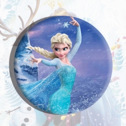 Frozen Anime tinplate brooch b...