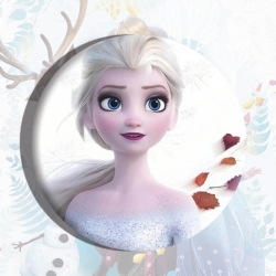 Frozen Anime tinplate brooch b...