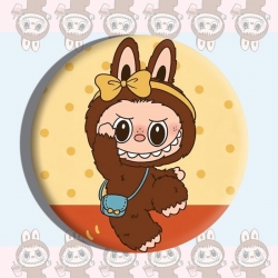 Labubu Anime tinplate brooch b...