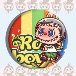 Labubu Anime tinplate brooch b...