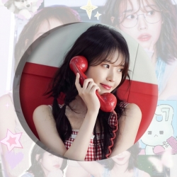 IU Anime tinplate brooch badge...