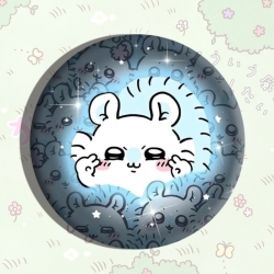 Chiikawa Anime tinplate brooch...