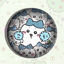 Chiikawa Anime tinplate brooch...