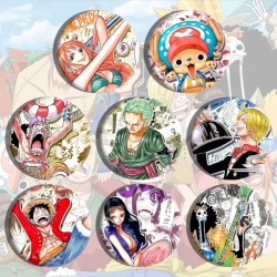 One Piece Anime tinplate brooc...