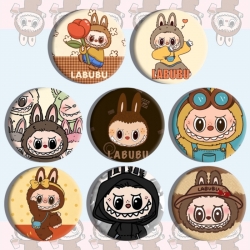 Labubu Anime tinplate brooch b...
