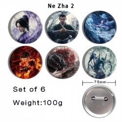 Nezha Anime Tinplate Bright Fi...
