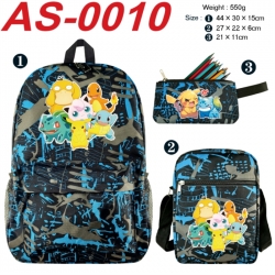 Pokemon Anime canvas backpack ...