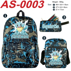 Pokemon Anime canvas backpack ...
