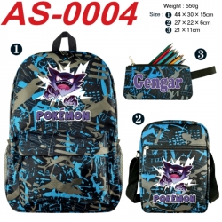 Pokemon Anime canvas backpack ...