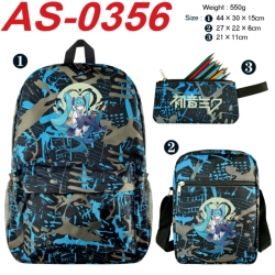 Hatsune Miku Anime canvas back...
