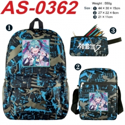 Hatsune Miku Anime canvas back...